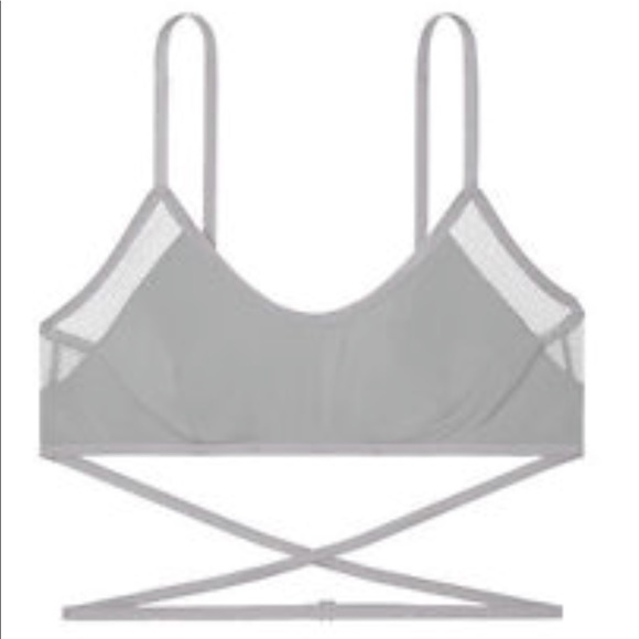 VS Mesh trim Spaghetti Strap Bralette - Picture 2 of 5